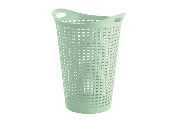 Starplast 1 Bushel Round Laundry Basket, White, Single 