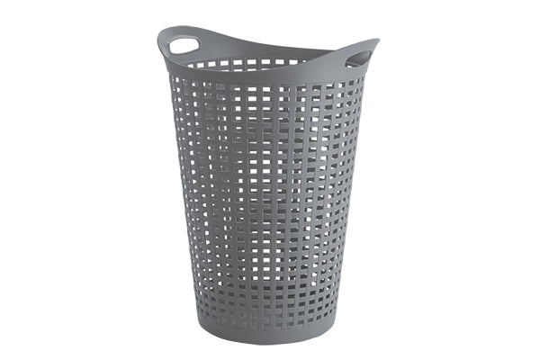 Starplast 1 Bushel Round Laundry Basket, White, Single 